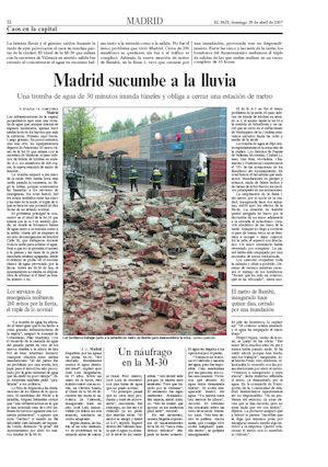MADRID SUCUMBE A LA LLUVIA (artículo en formato PDF)