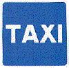 LUGAR RESERVADO PARA TAXIS. Indica el lugar reservado a la parada y estacionamiento de taxis libres y en servicio. La inscripcin de un nmero indica el nmero total de espacios reservados a este fin.